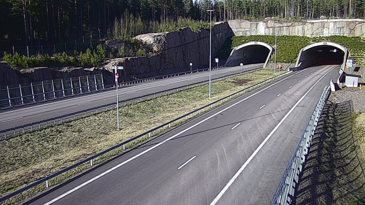Kelikamerat Kuva Tie 7 Virolahti, Vaalimaan tunneli, suuaukko länsi, Virolahti, Kymenlaakso