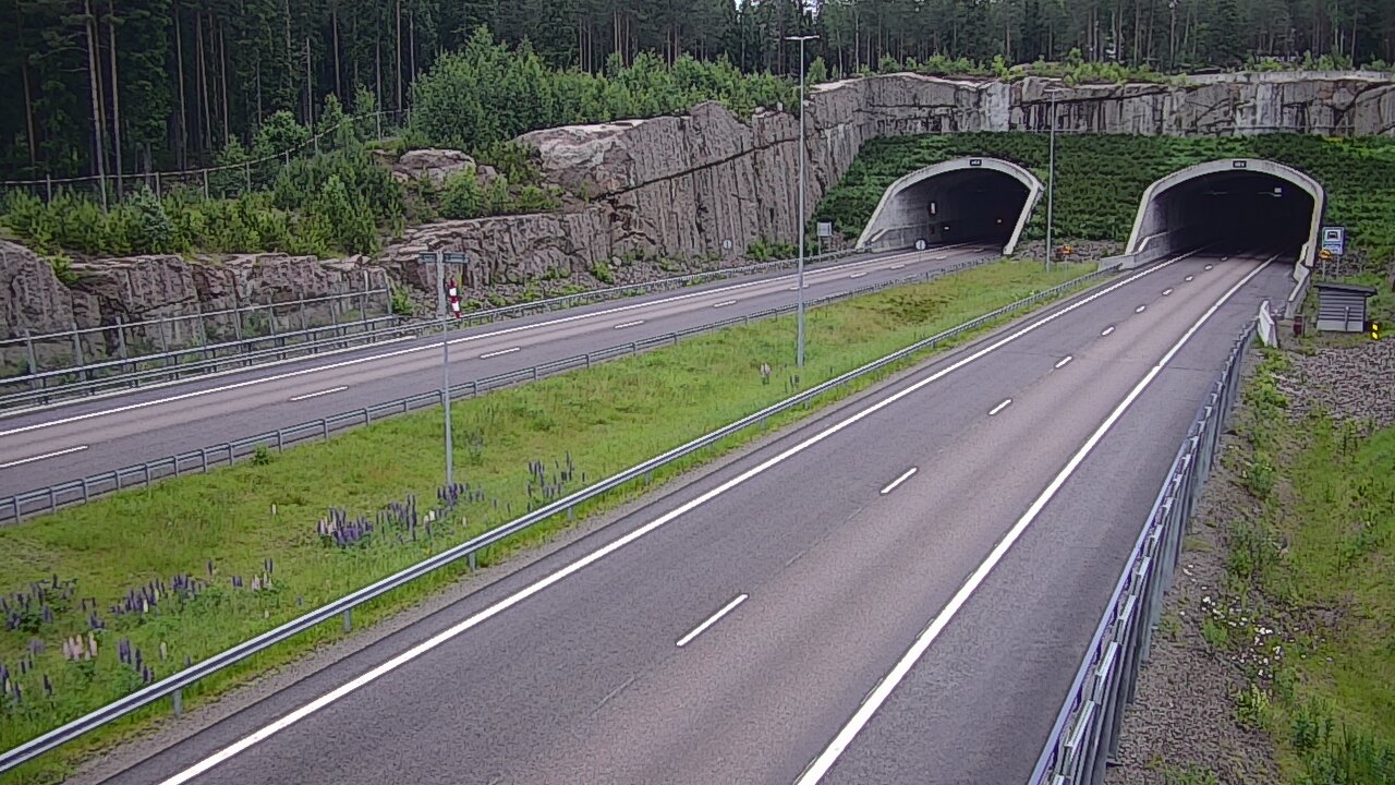 Kelikamerat Kuva Tie 7 Virolahti, Vaalimaan tunneli, suuaukko länsi, Virolahti, Kymenlaakso