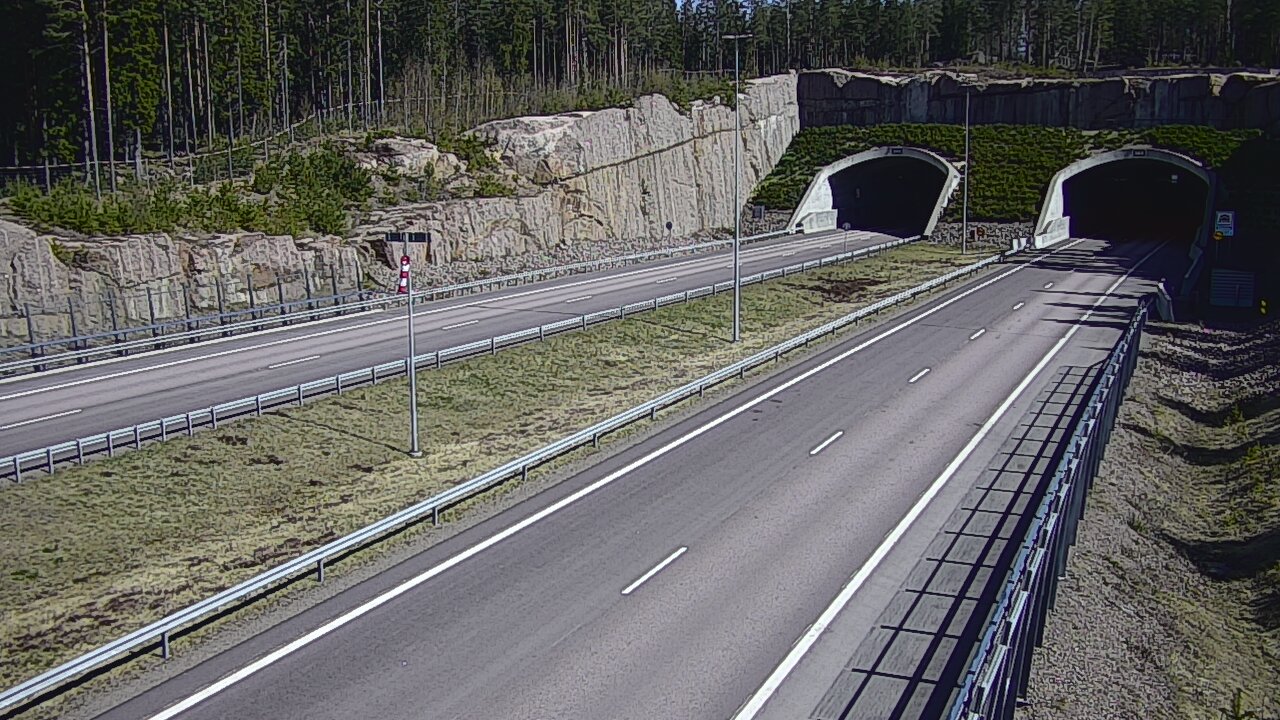 Kelikamerat Kuva Tie 7 Virolahti, Vaalimaan tunneli, suuaukko länsi, Virolahti, Kymenlaakso