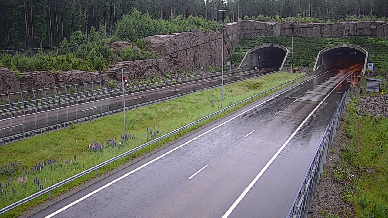 Weather Camera Image Road 7 Virolahti, Vaalimaan tunneli, suuaukko west, Virolahti, Kymenlaakso