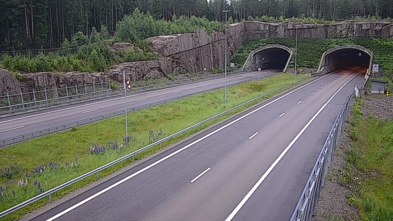 Weather Camera Image Road 7 Virolahti, Vaalimaan tunneli, suuaukko west, Virolahti, Kymenlaakso