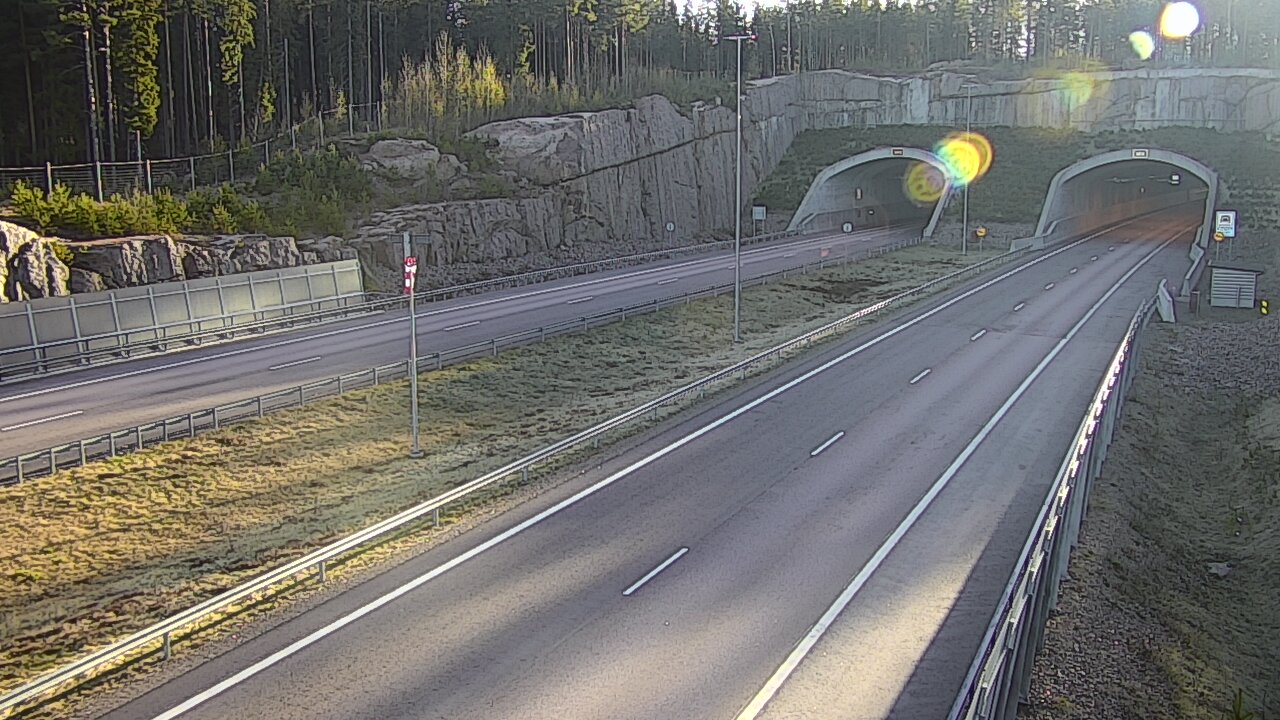 Kelikamerat Kuva Tie 7 Virolahti, Vaalimaan tunneli, suuaukko länsi, Virolahti, Kymenlaakso