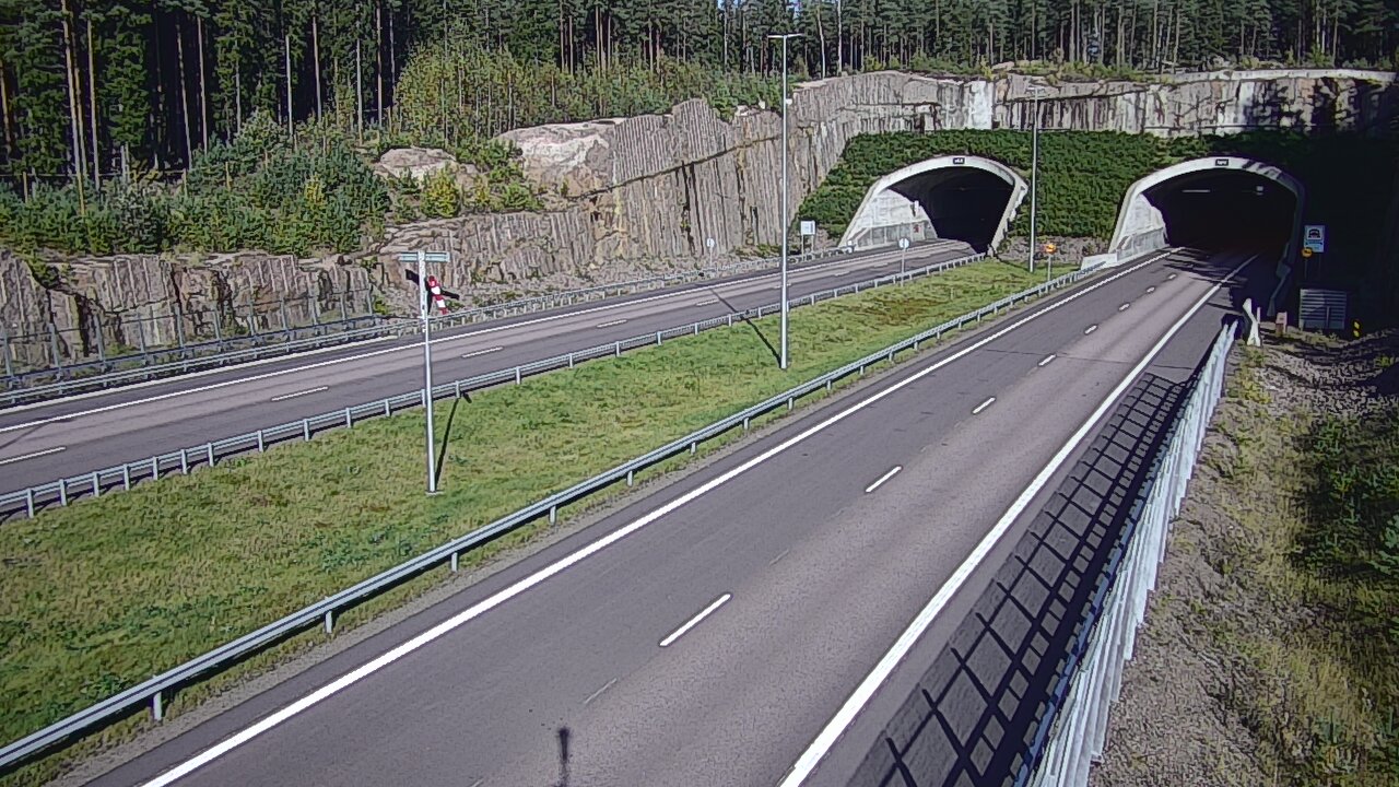 Weather Camera Image Road 7 Virolahti, Vaalimaan tunneli, suuaukko west, Virolahti, Kymenlaakso