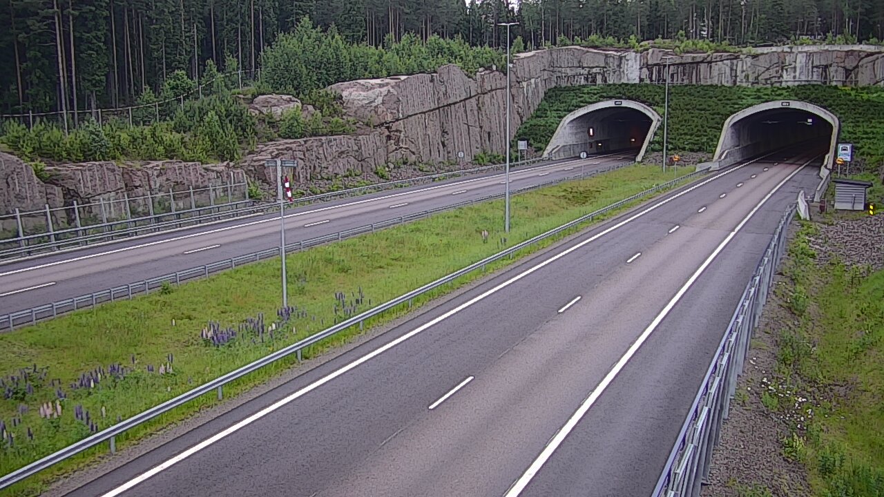 Kelikamerat Kuva Tie 7 Virolahti, Vaalimaan tunneli, suuaukko länsi, Virolahti, Kymenlaakso