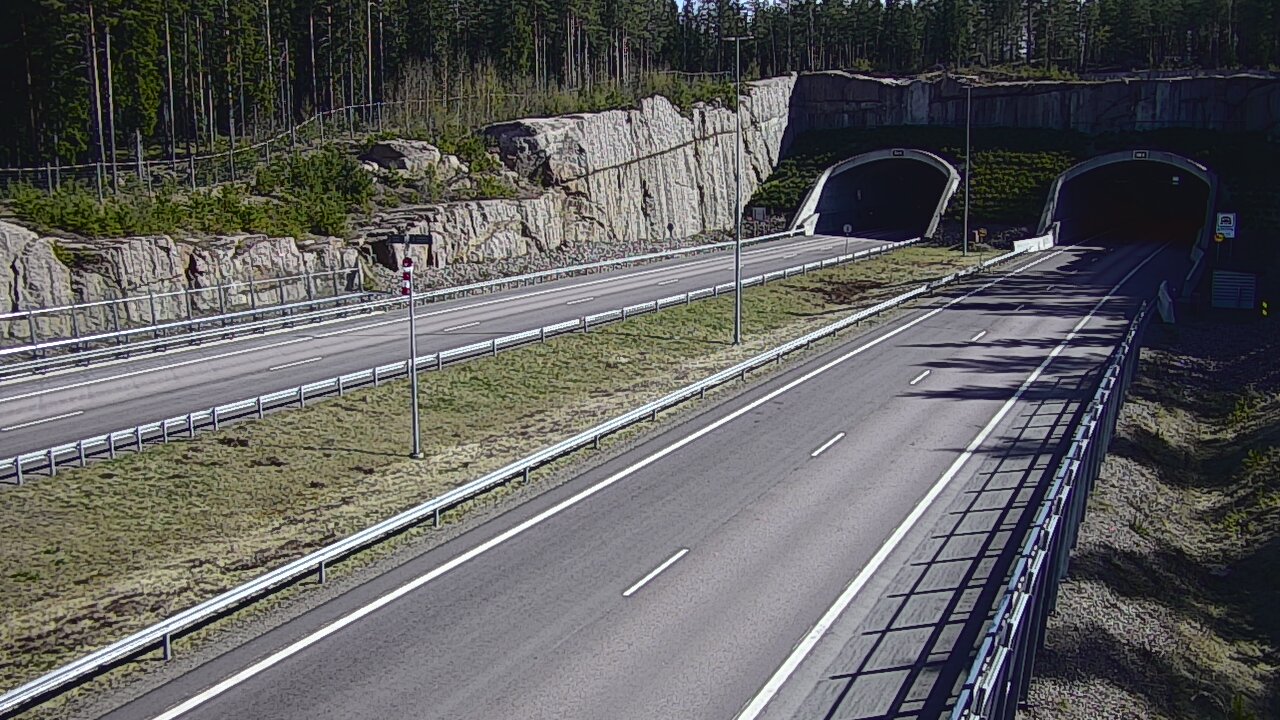 Kelikamerat Kuva Tie 7 Virolahti, Vaalimaan tunneli, suuaukko länsi, Virolahti, Kymenlaakso