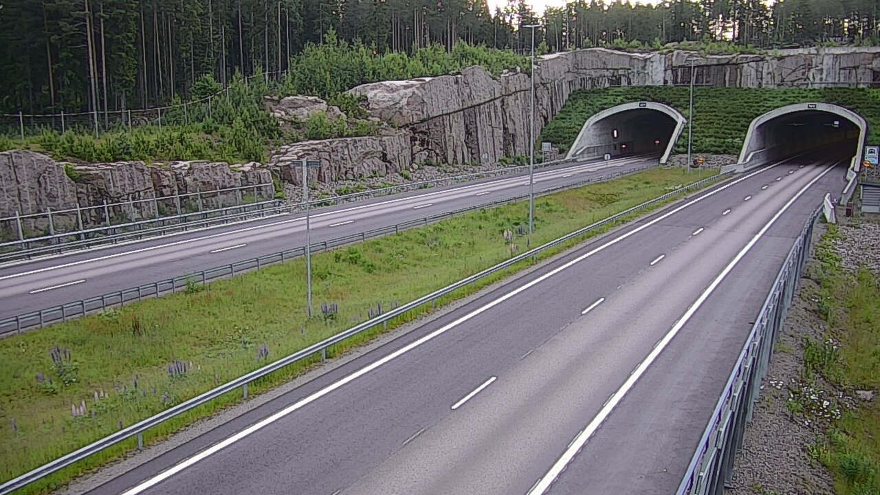 Weather Camera Image Road 7 Virolahti, Vaalimaan tunneli, suuaukko west, Virolahti, Kymenlaakso