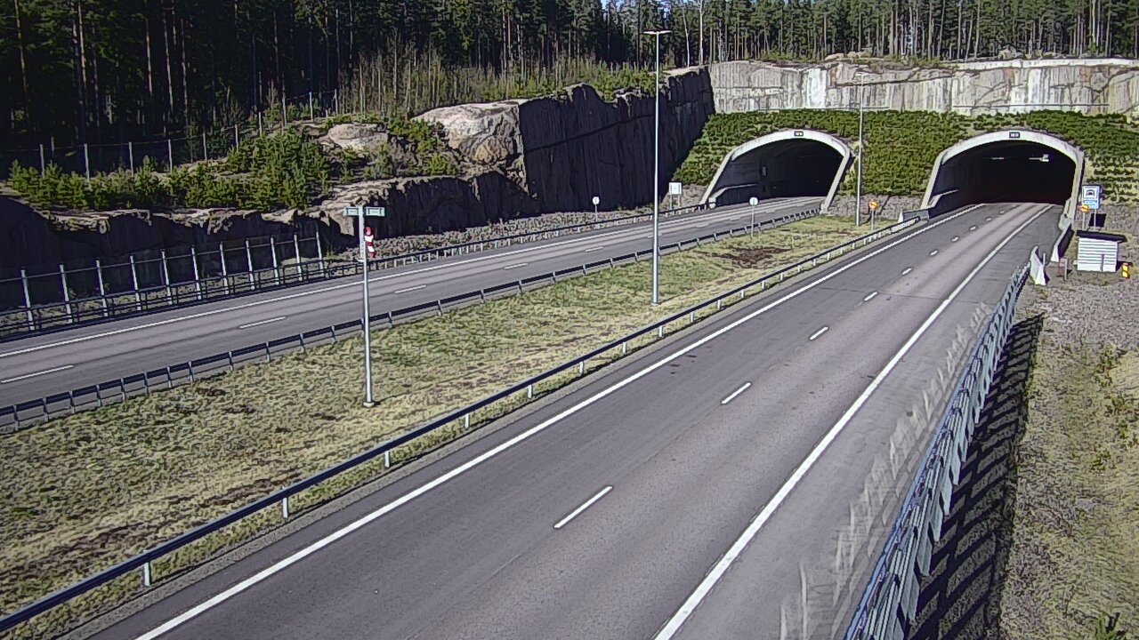 Kelikamerat Kuva Tie 7 Virolahti, Vaalimaan tunneli, suuaukko länsi, Virolahti, Kymenlaakso