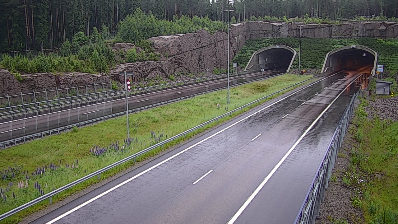 Weather Camera Image Road 7 Virolahti, Vaalimaan tunneli, suuaukko west, Virolahti, Kymenlaakso