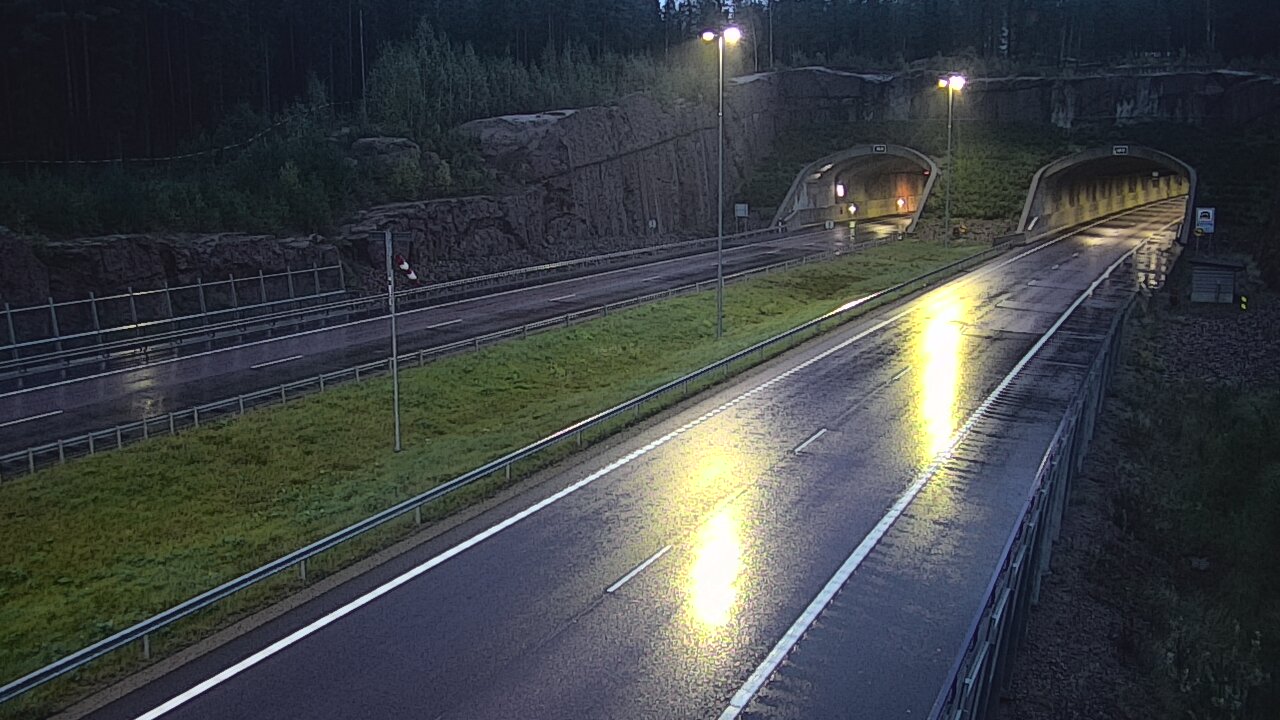 Kelikamerat Kuva Tie 7 Virolahti, Vaalimaan tunneli, suuaukko länsi, Virolahti, Kymenlaakso
