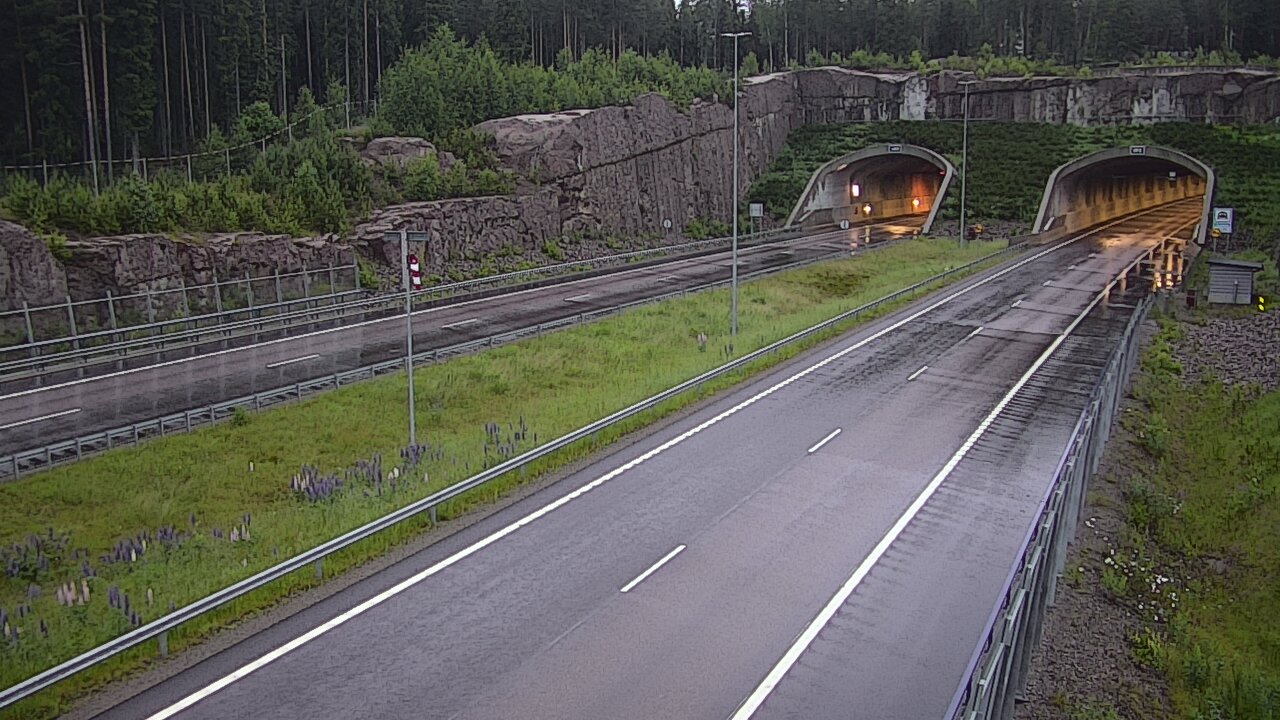 Kelikamerat Kuva Tie 7 Virolahti, Vaalimaan tunneli, suuaukko länsi, Virolahti, Kymenlaakso
