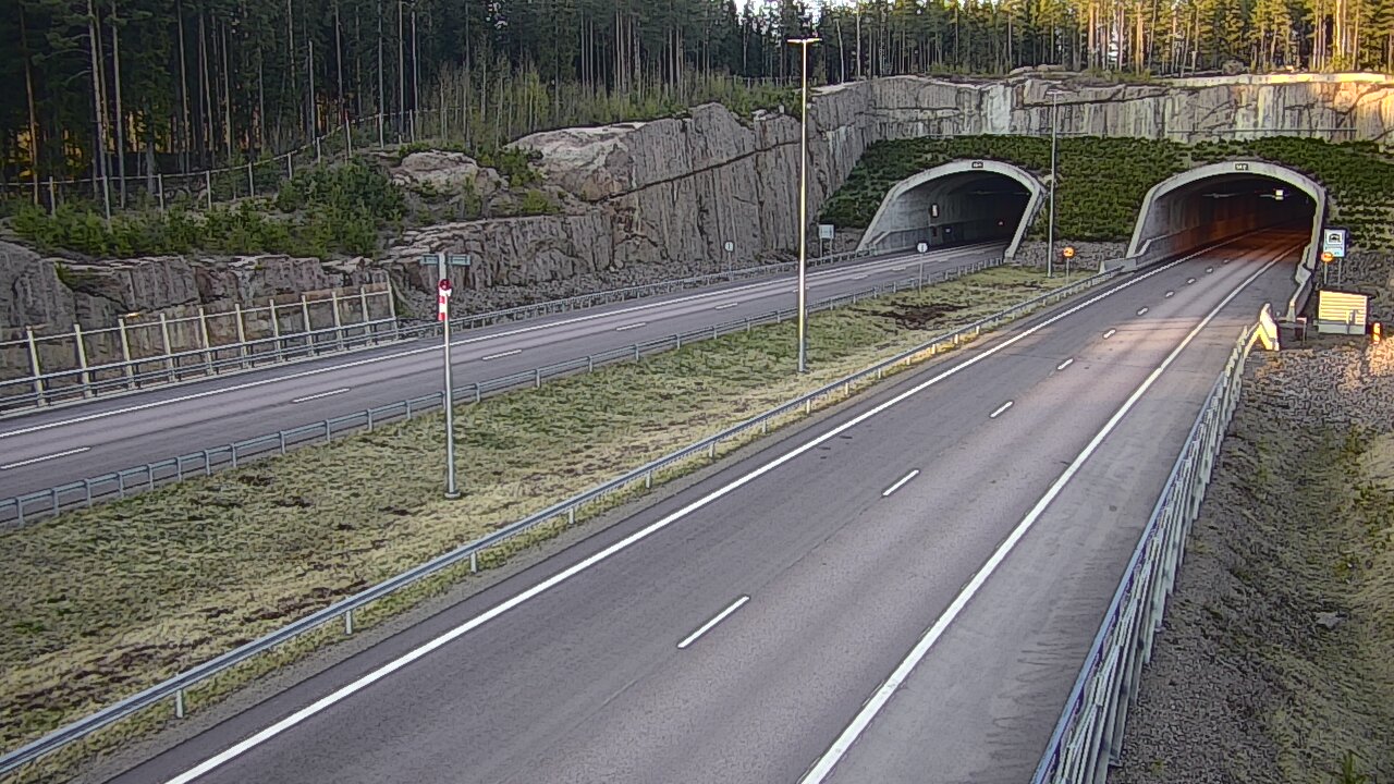 Kelikamerat Kuva Tie 7 Virolahti, Vaalimaan tunneli, suuaukko länsi, Virolahti, Kymenlaakso