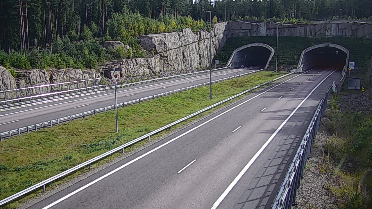 Weather Camera Image Road 7 Virolahti, Vaalimaan tunneli, suuaukko west, Virolahti, Kymenlaakso