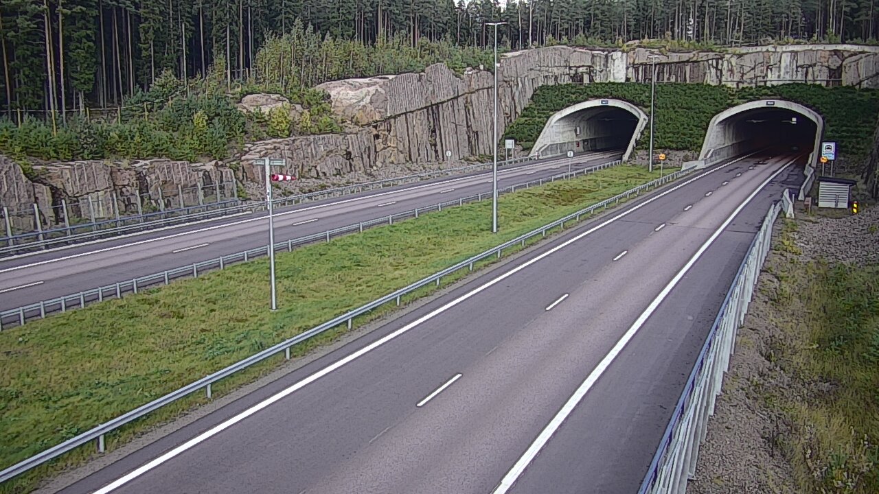Kelikamerat Kuva Tie 7 Virolahti, Vaalimaan tunneli, suuaukko länsi, Virolahti, Kymenlaakso