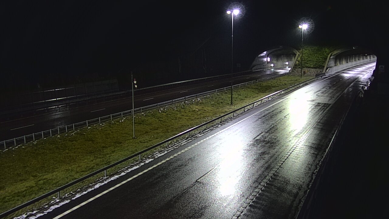 Weather Camera Image Väg 7 Vederlax, Vaalimaan tunneli, suuaukko väst, Virolahti, Kymenlaakso