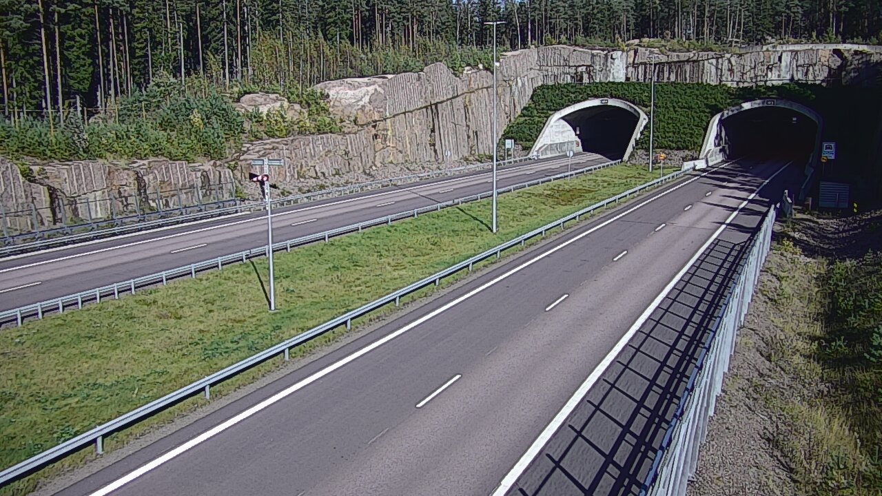 Weather Camera Image Road 7 Virolahti, Vaalimaan tunneli, suuaukko west, Virolahti, Kymenlaakso