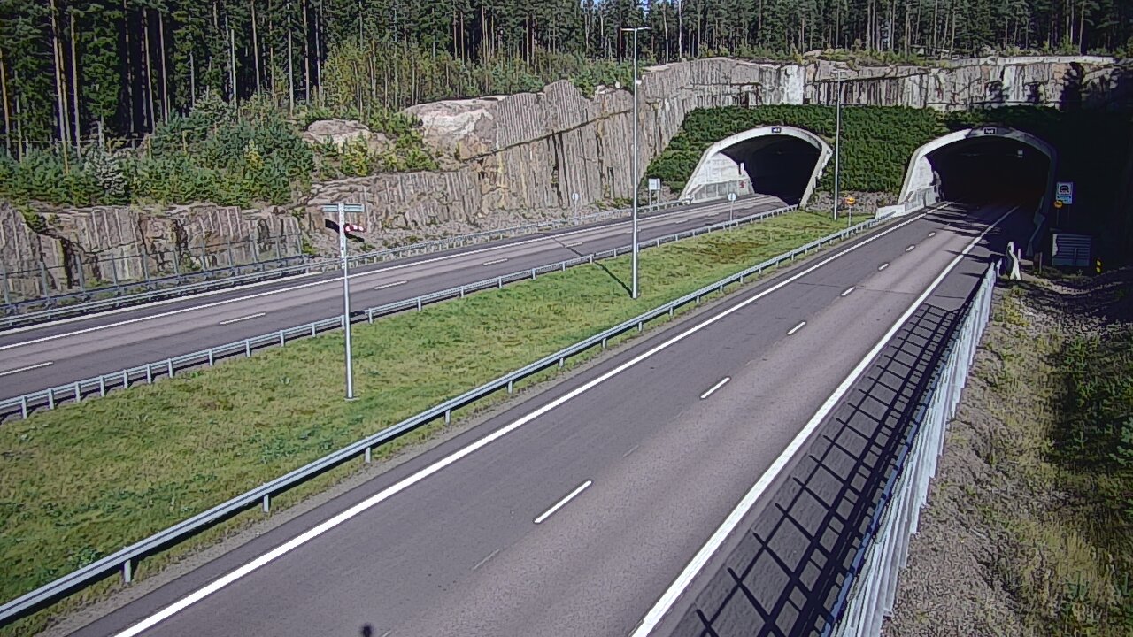 Weather Camera Image Road 7 Virolahti, Vaalimaan tunneli, suuaukko west, Virolahti, Kymenlaakso