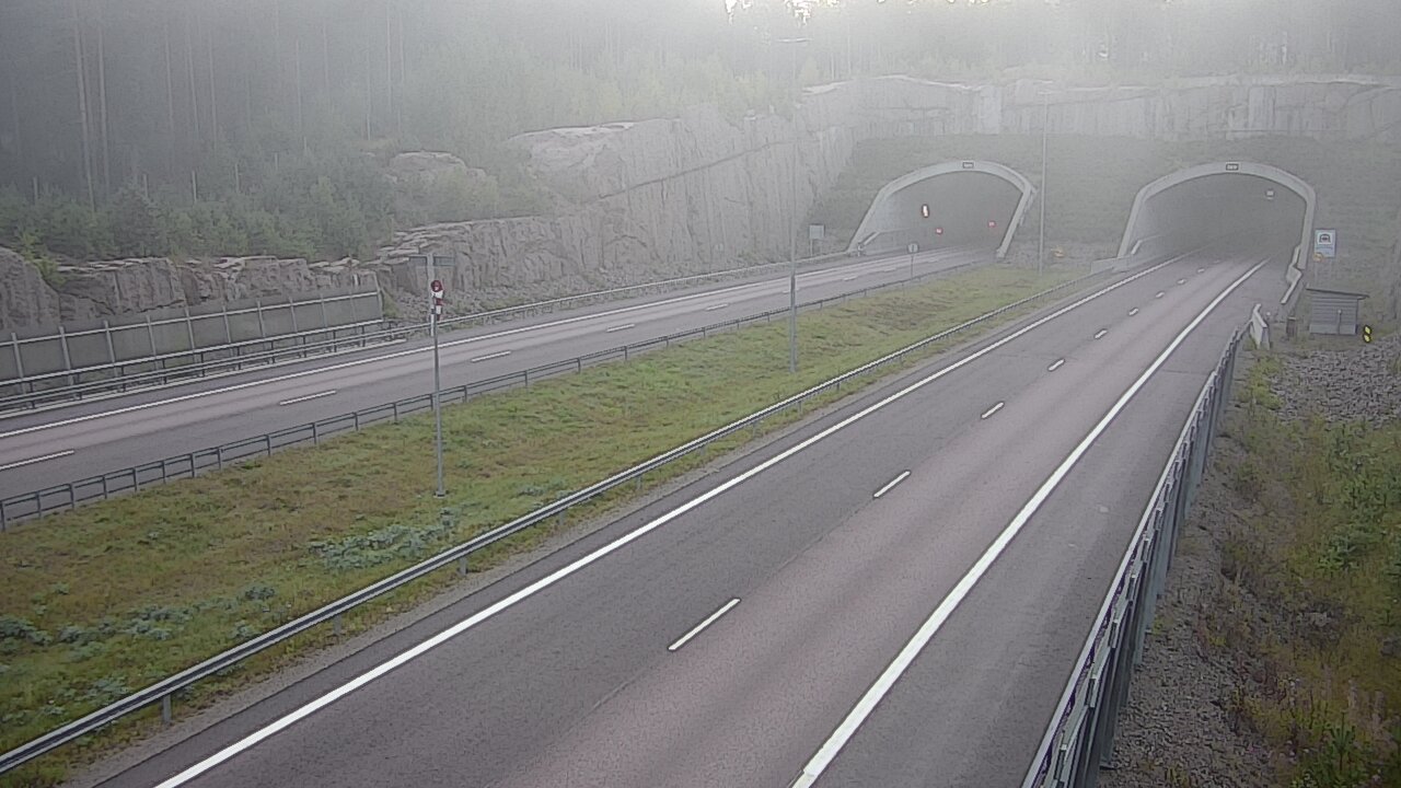 Weather Camera Image Road 7 Virolahti, Vaalimaan tunneli, suuaukko west, Virolahti, Kymenlaakso