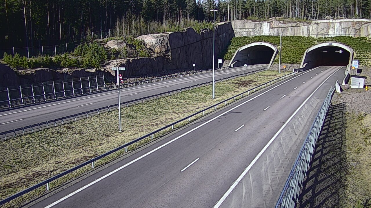 Kelikamerat Kuva Tie 7 Virolahti, Vaalimaan tunneli, suuaukko länsi, Virolahti, Kymenlaakso
