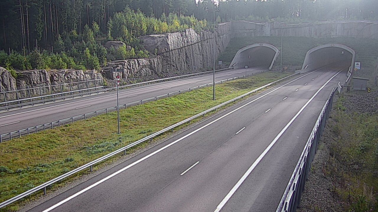 Weather Camera Image Road 7 Virolahti, Vaalimaan tunneli, suuaukko west, Virolahti, Kymenlaakso