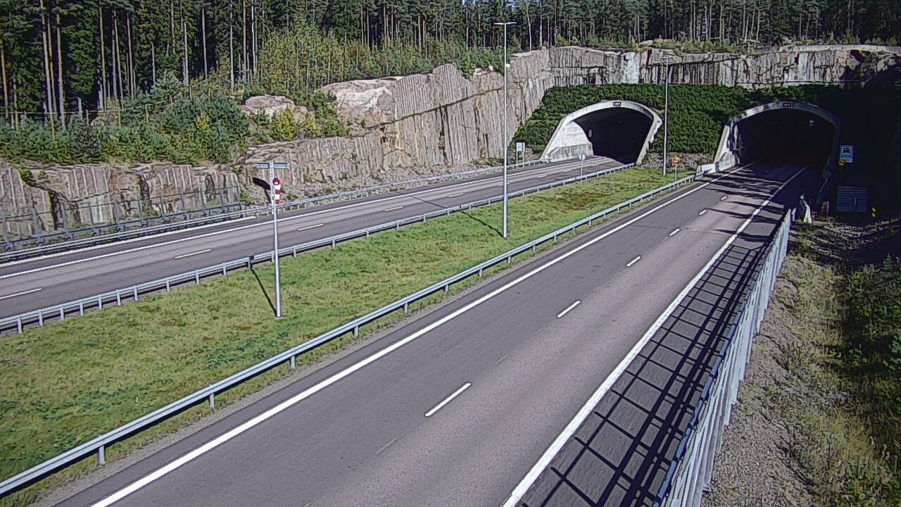 Weather Camera Image Road 7 Virolahti, Vaalimaan tunneli, suuaukko west, Virolahti, Kymenlaakso