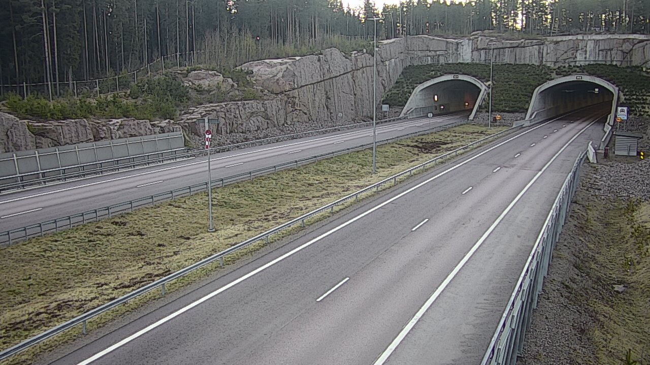 Kelikamerat Kuva Tie 7 Virolahti, Vaalimaan tunneli, suuaukko länsi, Virolahti, Kymenlaakso