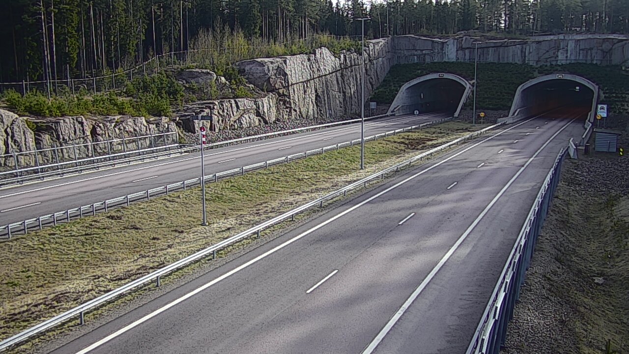 Kelikamerat Kuva Tie 7 Virolahti, Vaalimaan tunneli, suuaukko länsi, Virolahti, Kymenlaakso