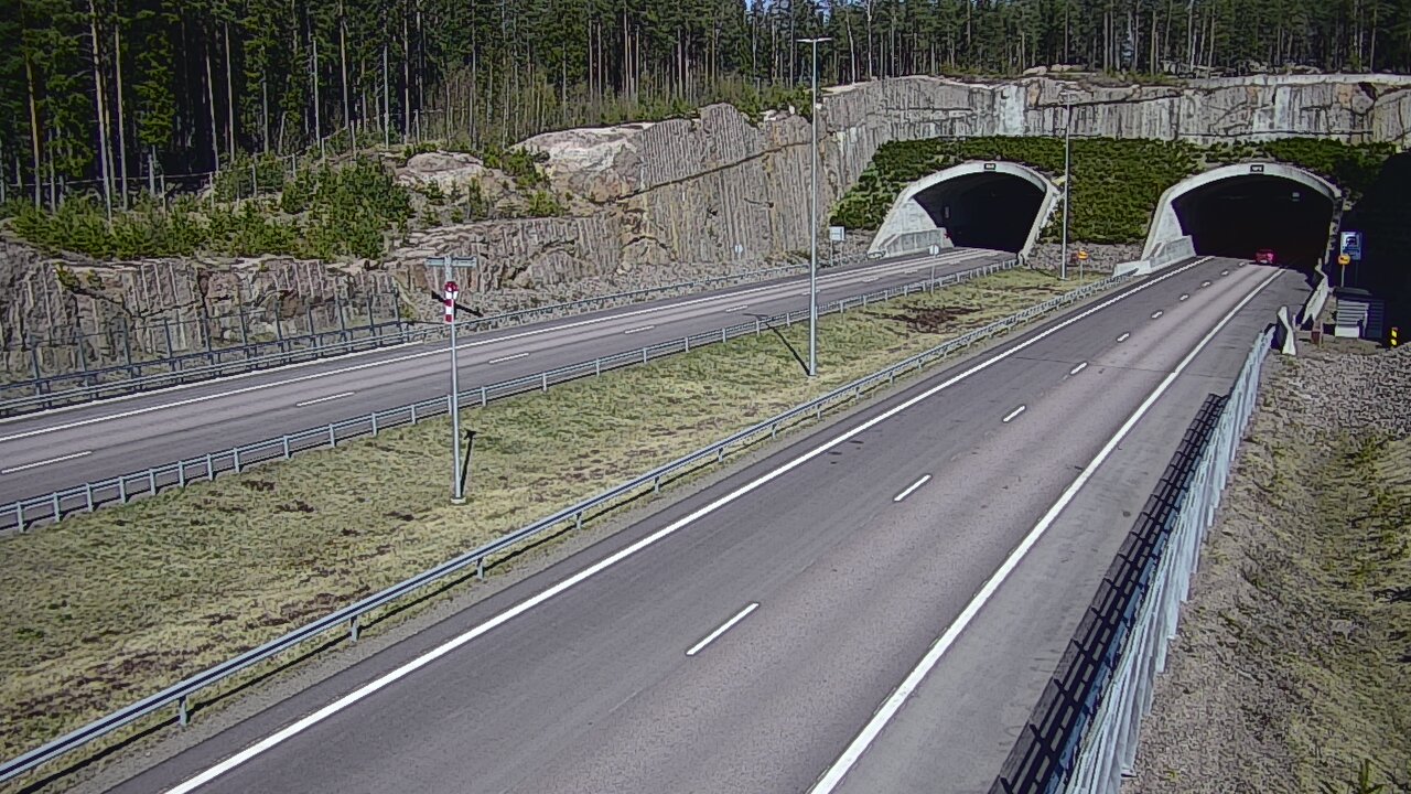 Kelikamerat Kuva Tie 7 Virolahti, Vaalimaan tunneli, suuaukko länsi, Virolahti, Kymenlaakso