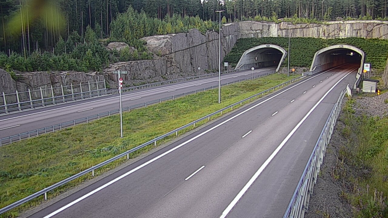 Kelikamerat Kuva Tie 7 Virolahti, Vaalimaan tunneli, suuaukko länsi, Virolahti, Kymenlaakso