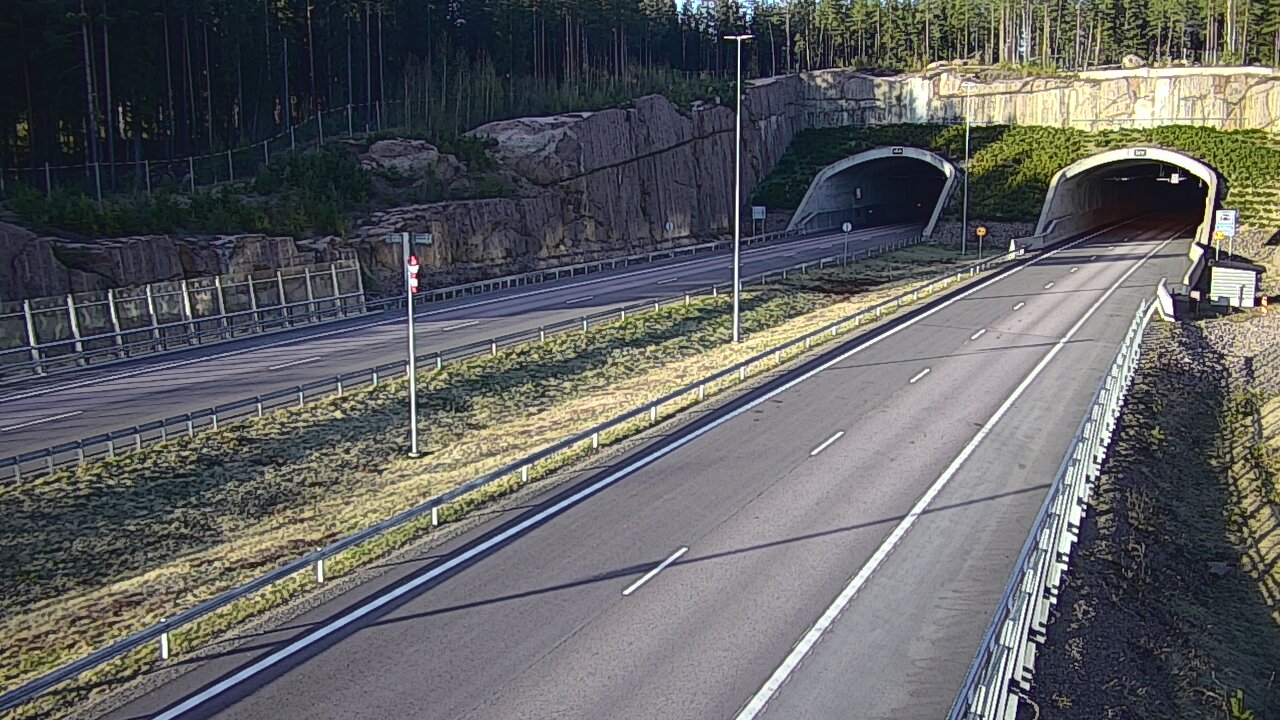 Kelikamerat Kuva Tie 7 Virolahti, Vaalimaan tunneli, suuaukko länsi, Virolahti, Kymenlaakso