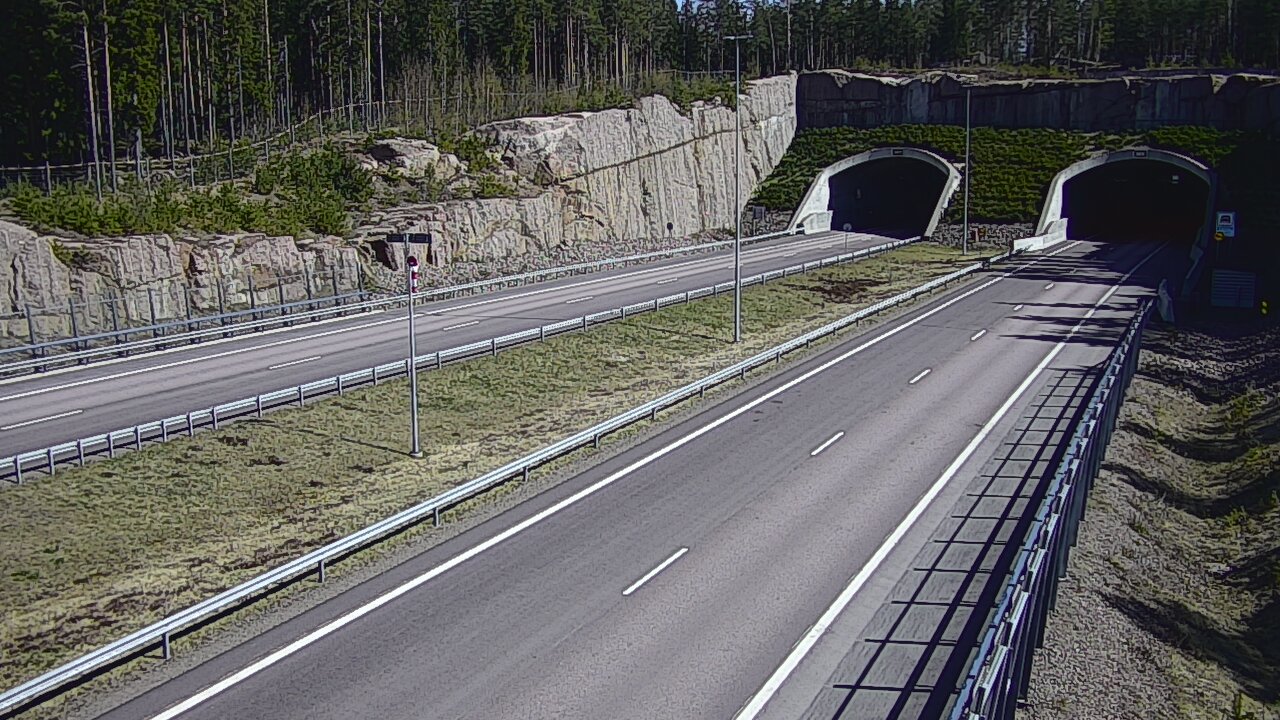 Kelikamerat Kuva Tie 7 Virolahti, Vaalimaan tunneli, suuaukko länsi, Virolahti, Kymenlaakso