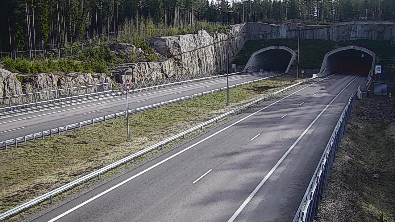Kelikamerat Kuva Tie 7 Virolahti, Vaalimaan tunneli, suuaukko länsi, Virolahti, Kymenlaakso