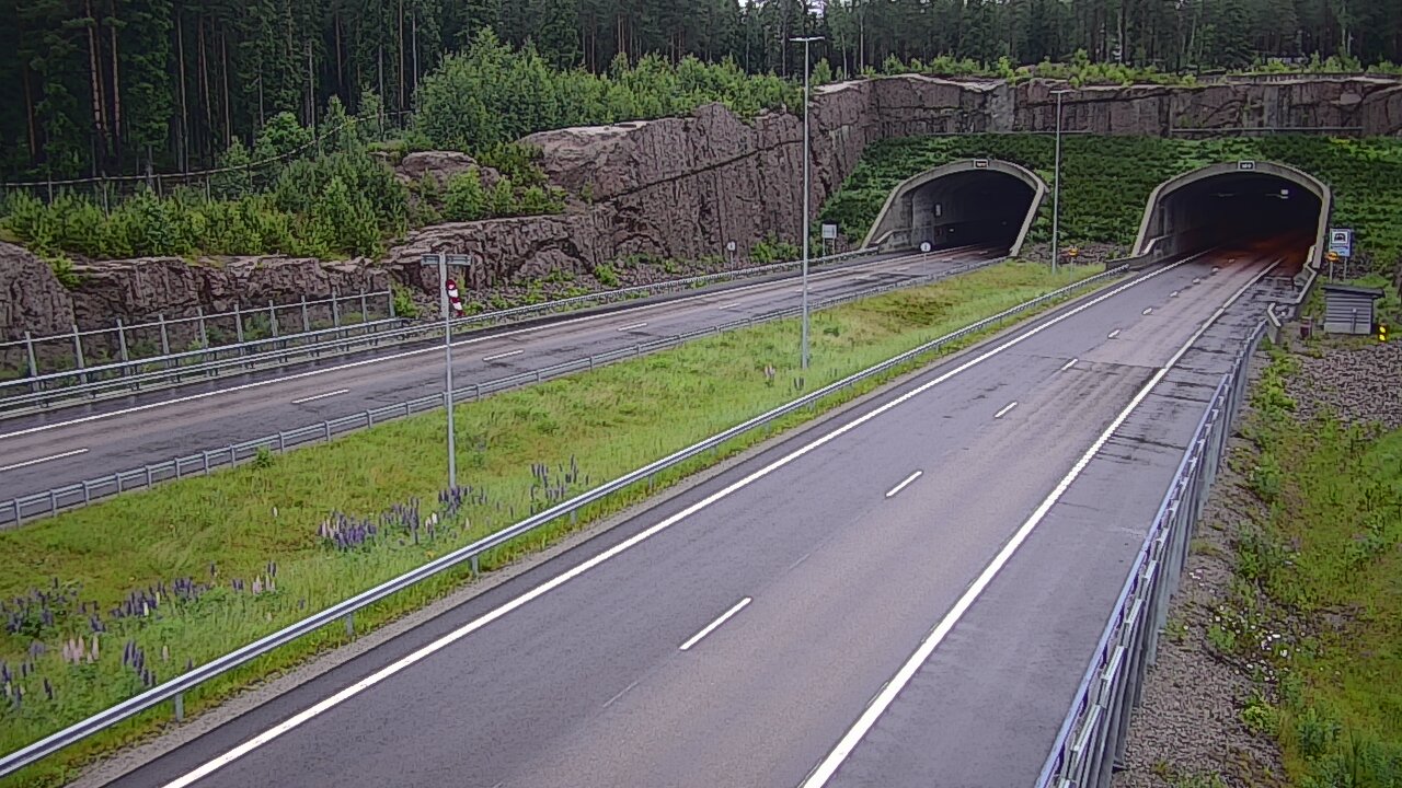 Weather Camera Image Road 7 Virolahti, Vaalimaan tunneli, suuaukko west, Virolahti, Kymenlaakso