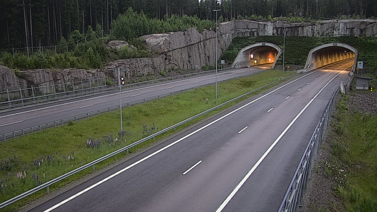 Kelikamerat Kuva Tie 7 Virolahti, Vaalimaan tunneli, suuaukko länsi, Virolahti, Kymenlaakso