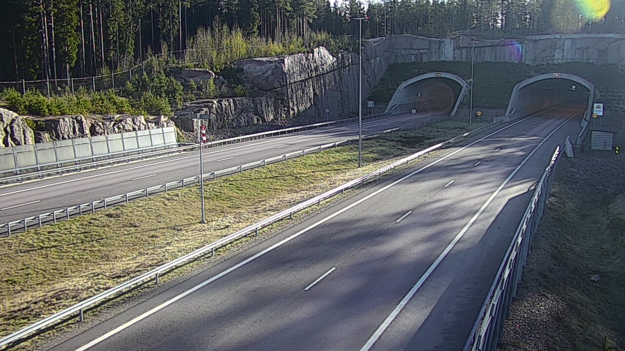 Kelikamerat Kuva Tie 7 Virolahti, Vaalimaan tunneli, suuaukko länsi, Virolahti, Kymenlaakso