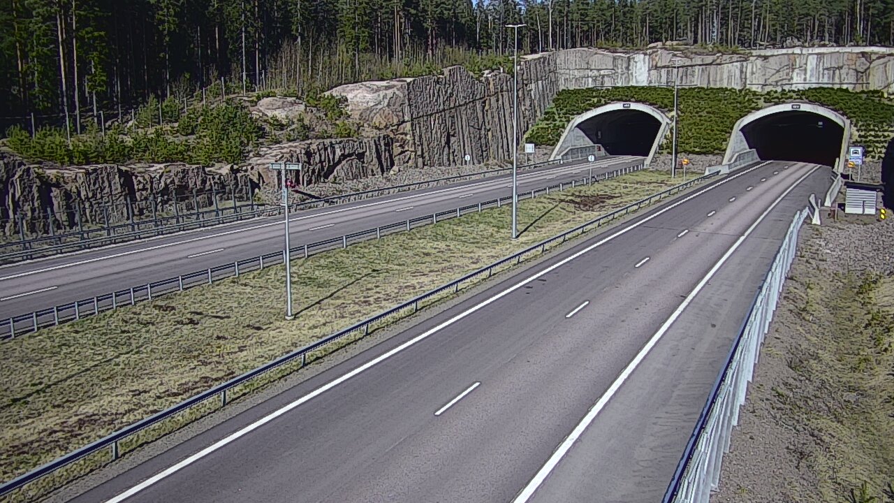 Kelikamerat Kuva Tie 7 Virolahti, Vaalimaan tunneli, suuaukko länsi, Virolahti, Kymenlaakso