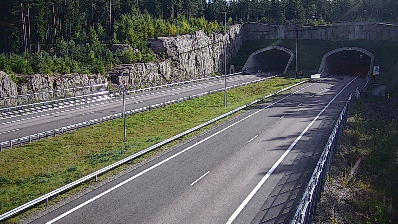 Weather Camera Image Road 7 Virolahti, Vaalimaan tunneli, suuaukko west, Virolahti, Kymenlaakso