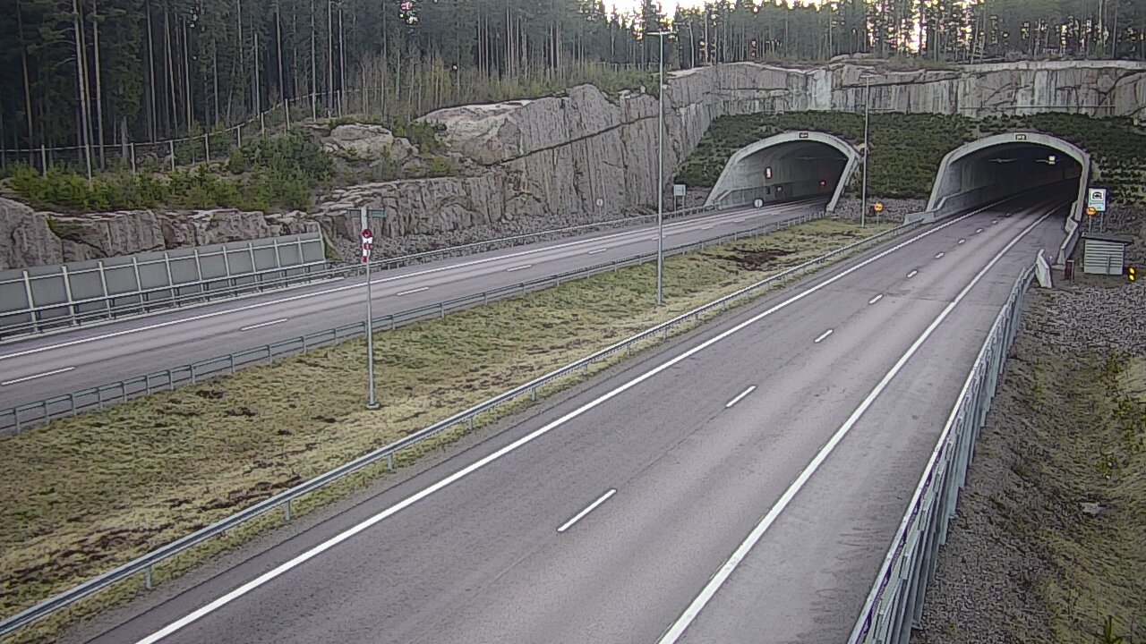 Kelikamerat Kuva Tie 7 Virolahti, Vaalimaan tunneli, suuaukko länsi, Virolahti, Kymenlaakso
