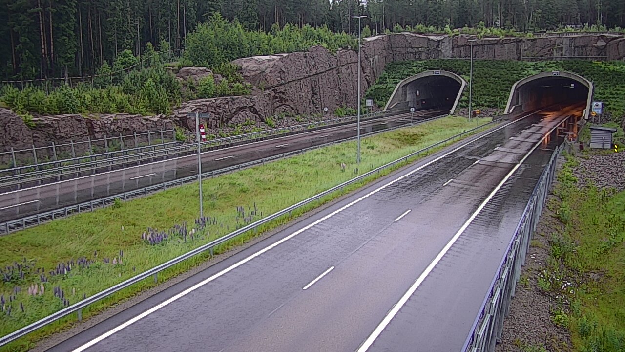 Weather Camera Image Road 7 Virolahti, Vaalimaan tunneli, suuaukko west, Virolahti, Kymenlaakso