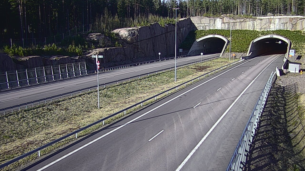 Kelikamerat Kuva Tie 7 Virolahti, Vaalimaan tunneli, suuaukko länsi, Virolahti, Kymenlaakso