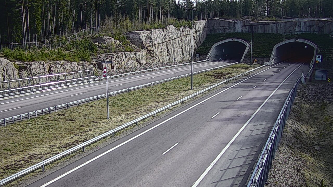 Kelikamerat Kuva Tie 7 Virolahti, Vaalimaan tunneli, suuaukko länsi, Virolahti, Kymenlaakso