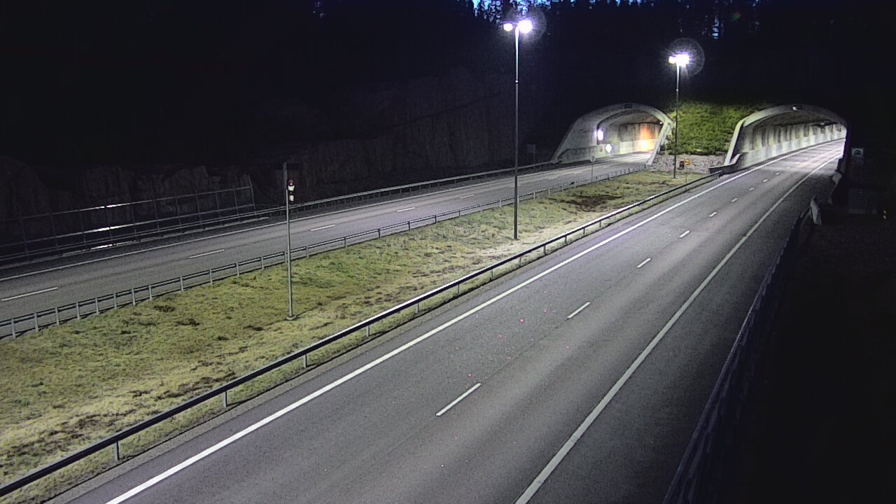 Weather Camera Image Road 7 Virolahti, Vaalimaan tunneli, suuaukko west, Virolahti, Kymenlaakso