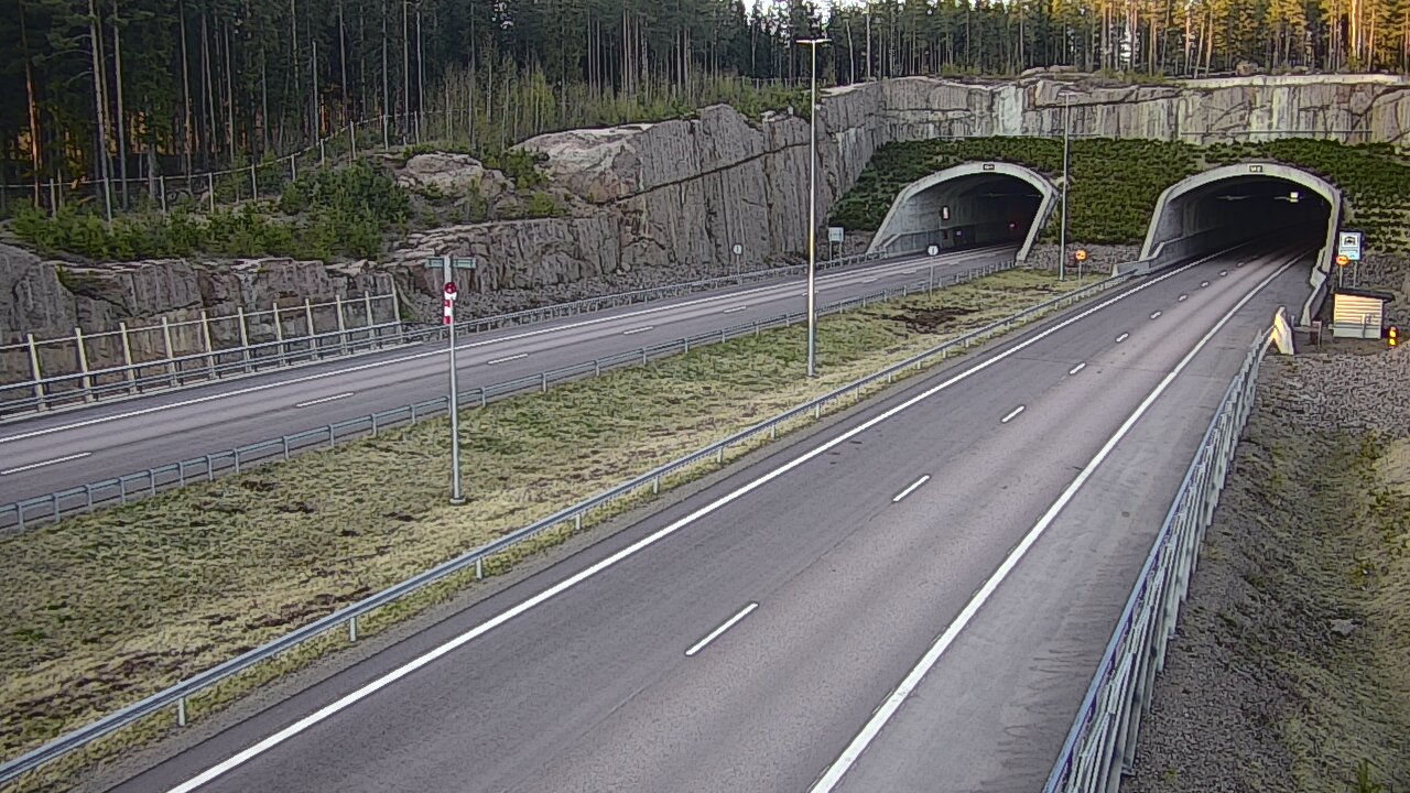 Kelikamerat Kuva Tie 7 Virolahti, Vaalimaan tunneli, suuaukko länsi, Virolahti, Kymenlaakso