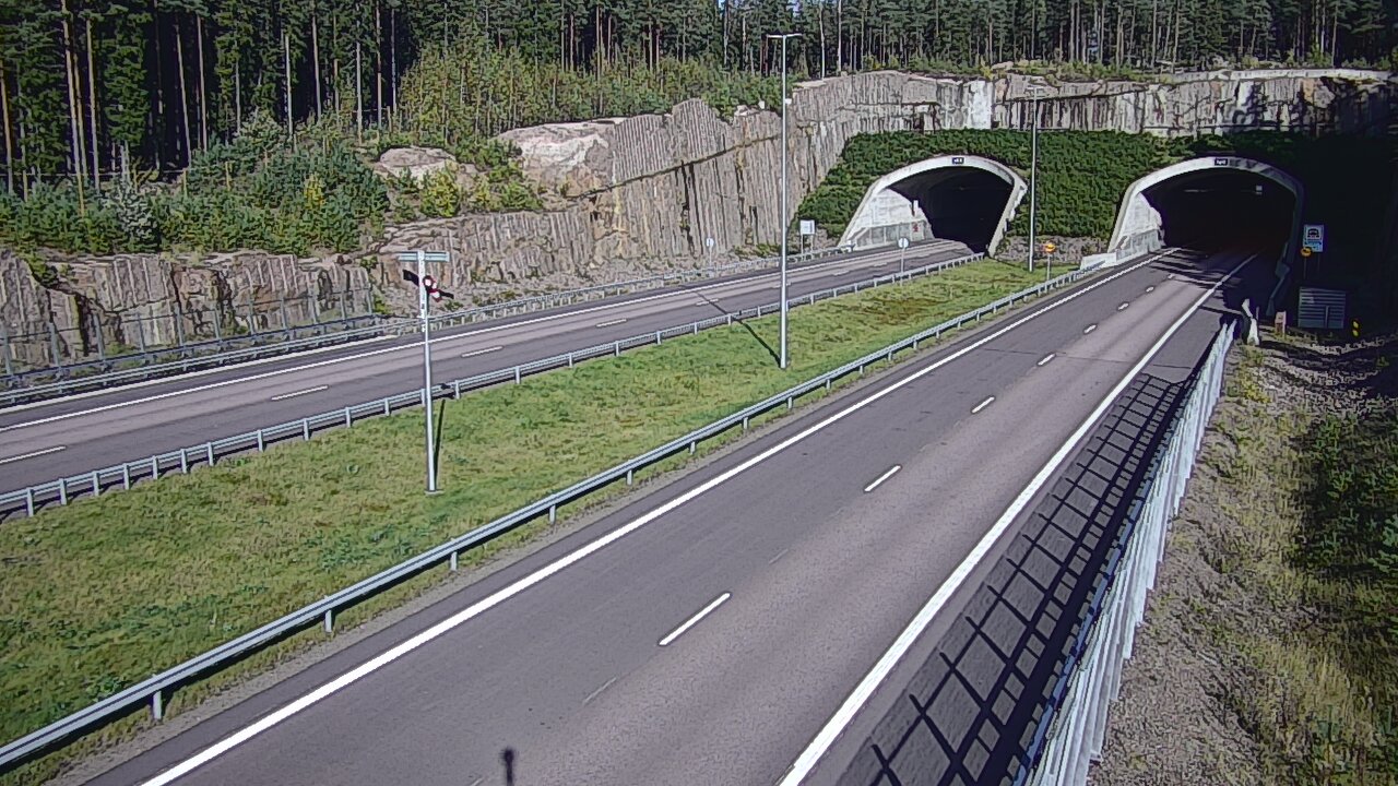 Weather Camera Image Road 7 Virolahti, Vaalimaan tunneli, suuaukko west, Virolahti, Kymenlaakso