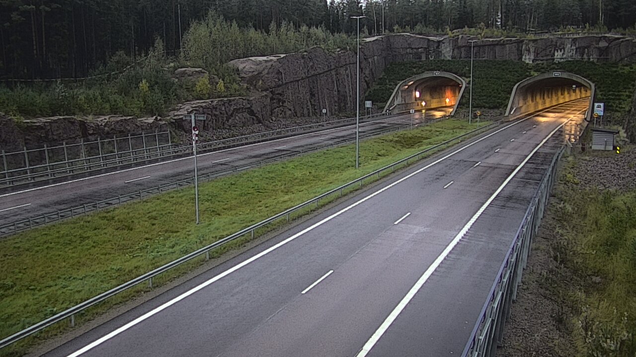 Kelikamerat Kuva Tie 7 Virolahti, Vaalimaan tunneli, suuaukko länsi, Virolahti, Kymenlaakso
