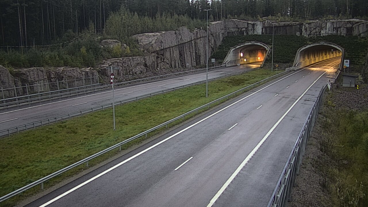 Kelikamerat Kuva Tie 7 Virolahti, Vaalimaan tunneli, suuaukko länsi, Virolahti, Kymenlaakso