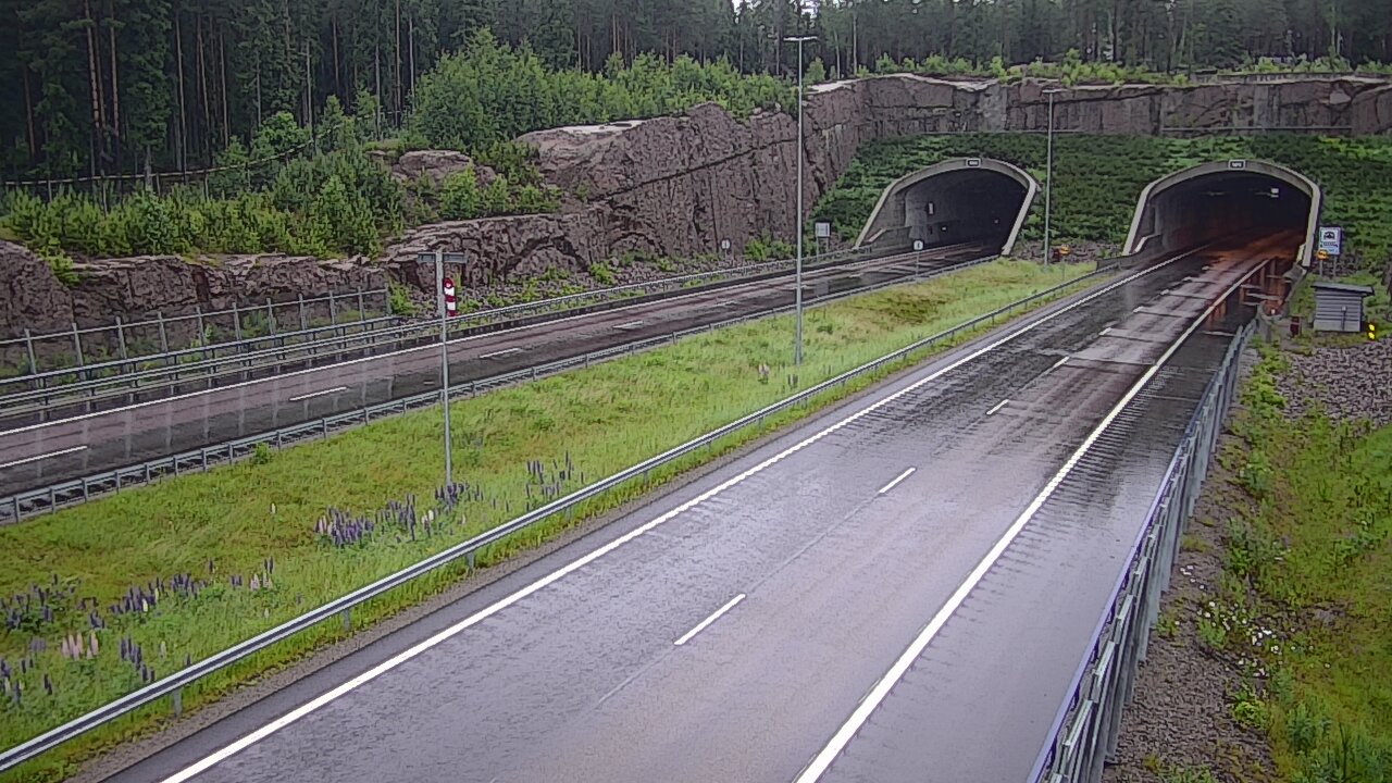 Weather Camera Image Road 7 Virolahti, Vaalimaan tunneli, suuaukko west, Virolahti, Kymenlaakso