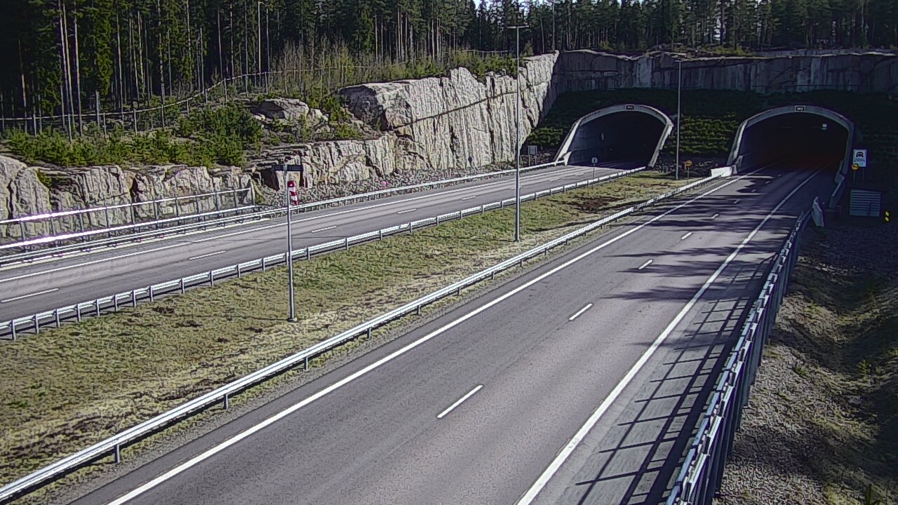 Kelikamerat Kuva Tie 7 Virolahti, Vaalimaan tunneli, suuaukko länsi, Virolahti, Kymenlaakso