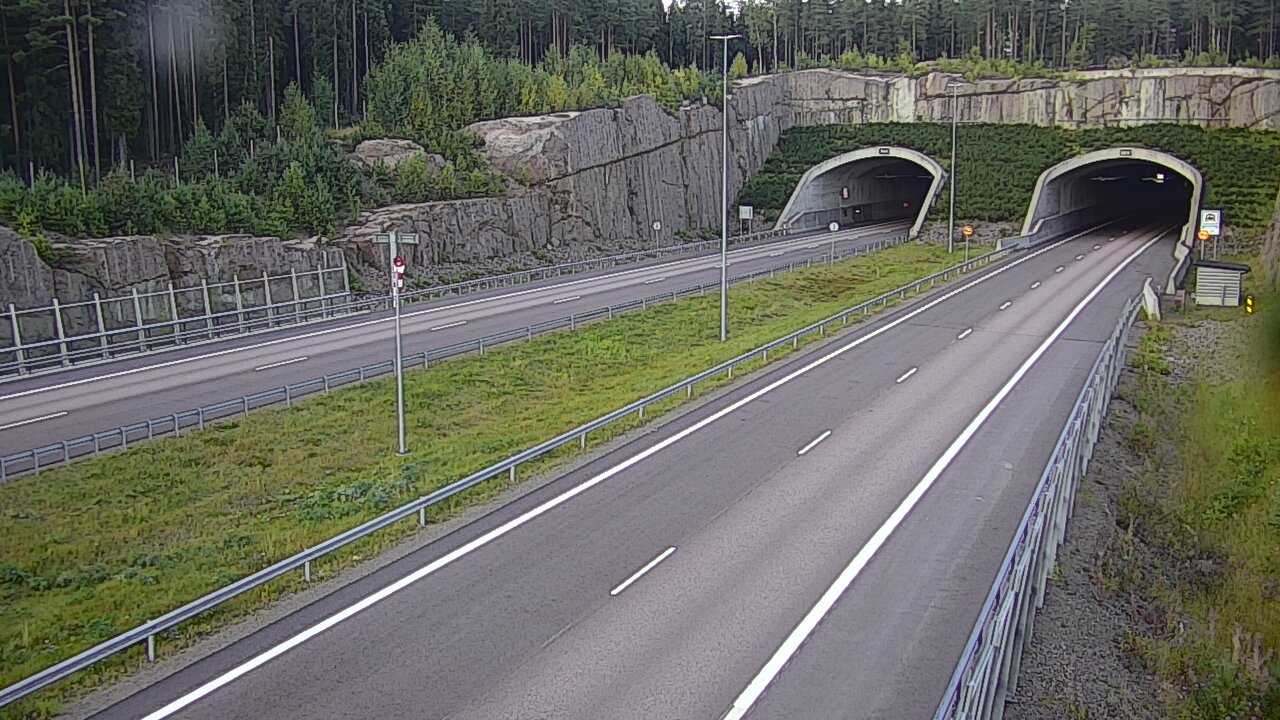 Kelikamerat Kuva Tie 7 Virolahti, Vaalimaan tunneli, suuaukko länsi, Virolahti, Kymenlaakso