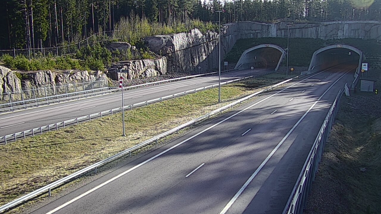 Kelikamerat Kuva Tie 7 Virolahti, Vaalimaan tunneli, suuaukko länsi, Virolahti, Kymenlaakso