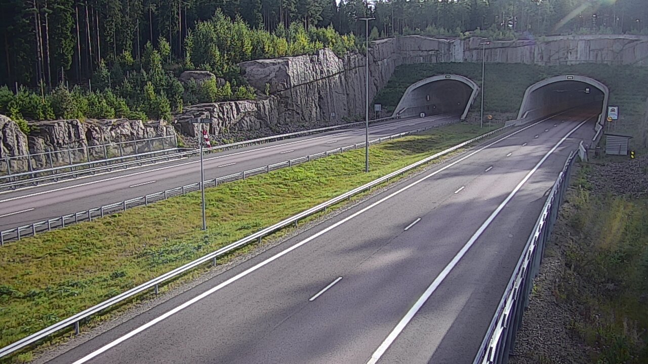 Kelikamerat Kuva Tie 7 Virolahti, Vaalimaan tunneli, suuaukko länsi, Virolahti, Kymenlaakso
